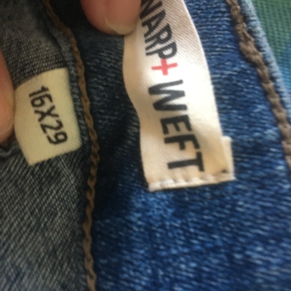 Warp and Weft 16X29 Skinny Jeans NWOT - Picture 3 of 6